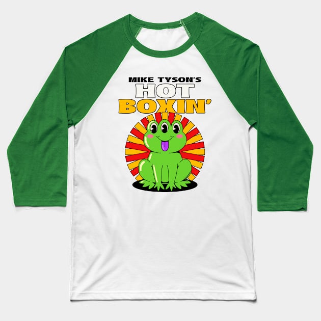 Hot Boxin The Three Eyed Toad Baseball T-Shirt by TeeTrendz